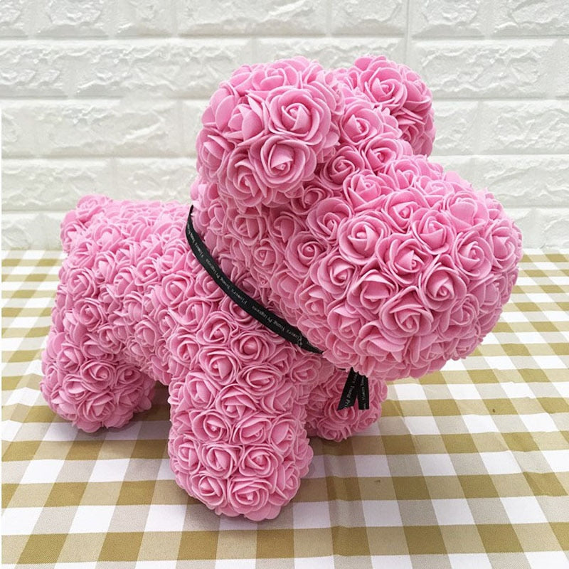 Valentine Dog Panda Unicorn Teddy Bear Rose Soap Foam Flower Artificial Toy Birtthday Mothers Day Birthday Gifts for Women