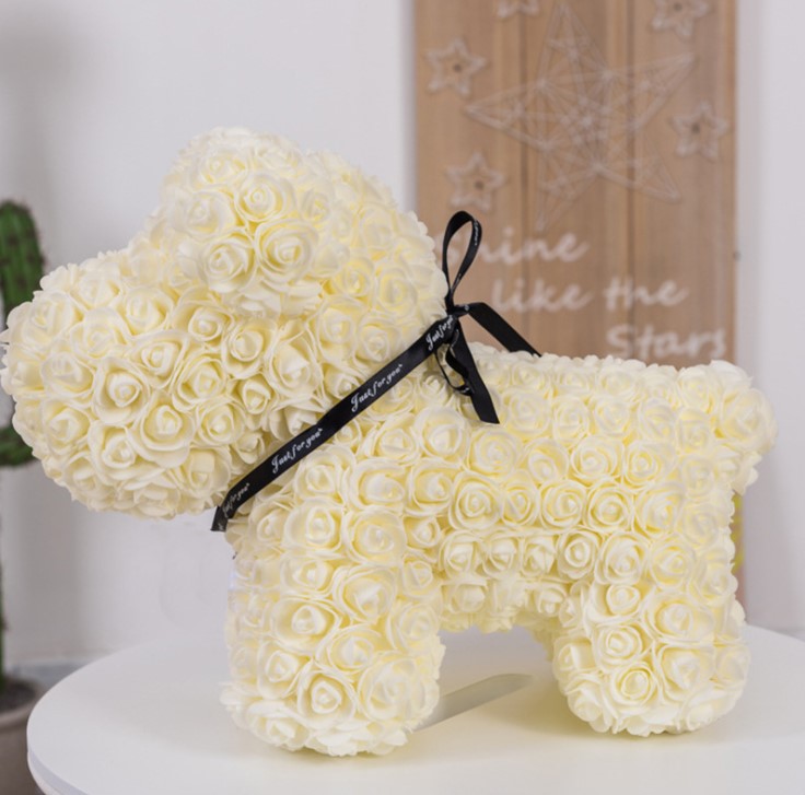 Valentine Dog Panda Unicorn Teddy Bear Rose Soap Foam Flower Artificial Toy Birtthday Mothers Day Birthday Gifts for Women