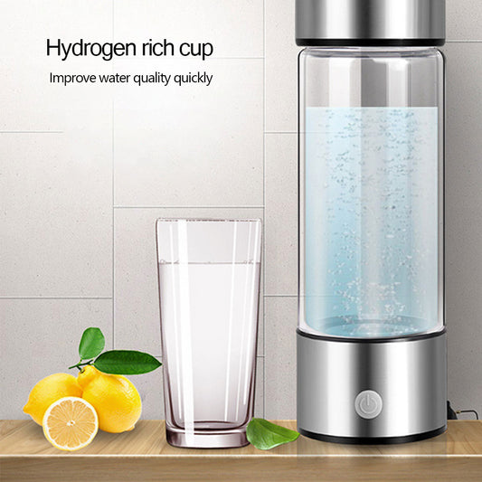 Japanese Titanium Quality Hydrogen-Rich Water Cup Ionizer Maker/Generator Super Antioxidants ORP Hydrogen Bottle 420ml